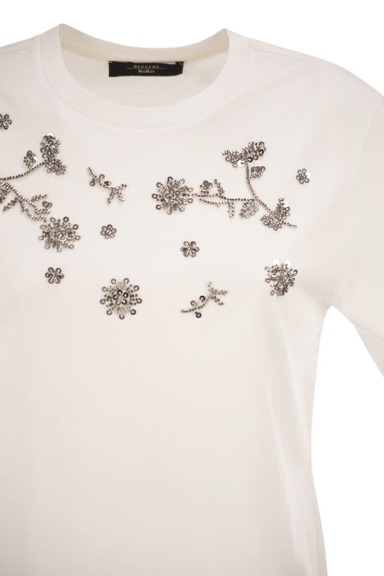 wkdagile - jersey t-shirt with print and embroidery by Selfnex