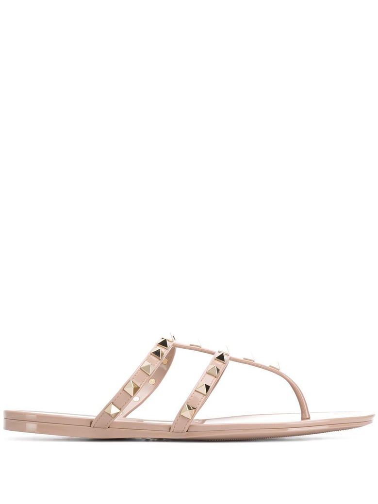 summer rockstud thong sandals by Selfnex
