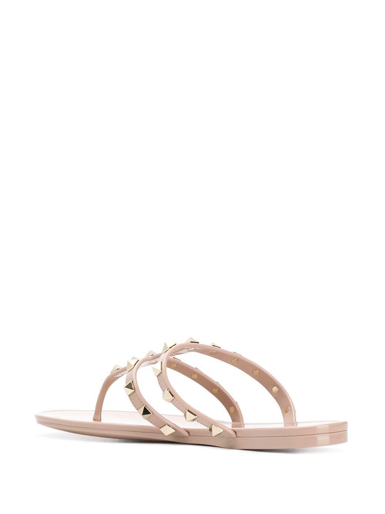 summer rockstud thong sandals by Selfnex