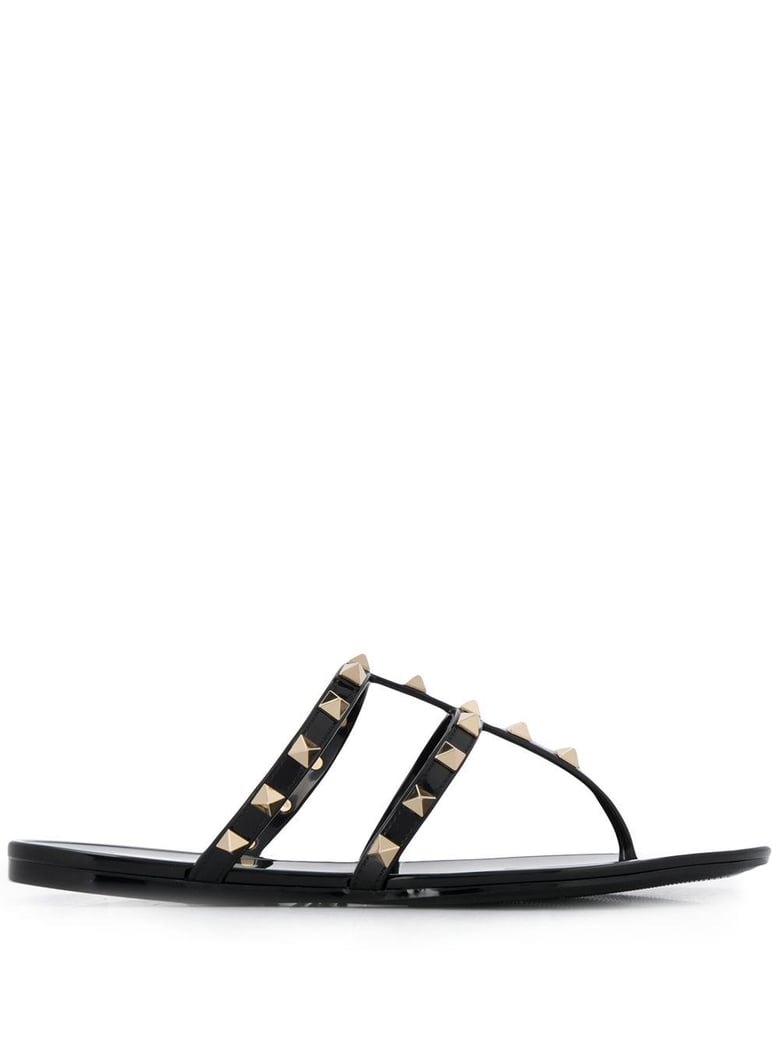 summer rockstud thong sandals by Selfnex
