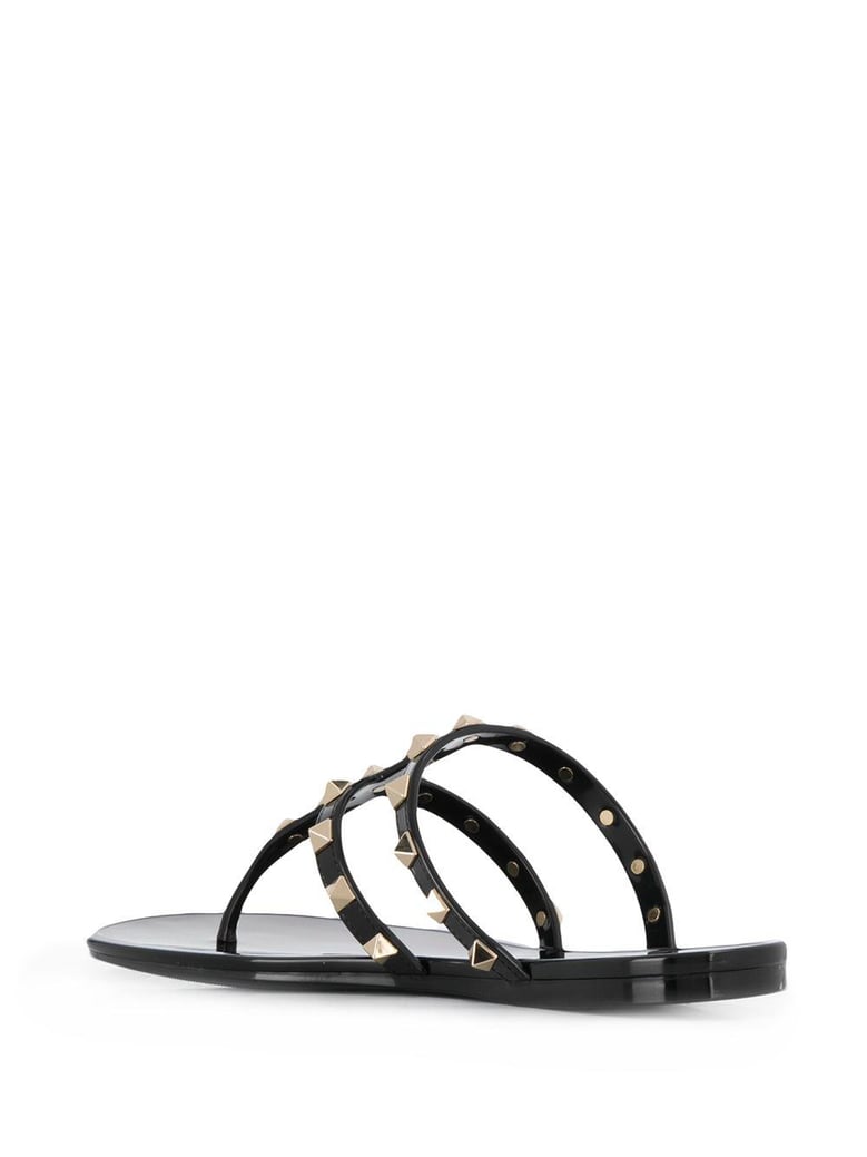 summer rockstud thong sandals by Selfnex