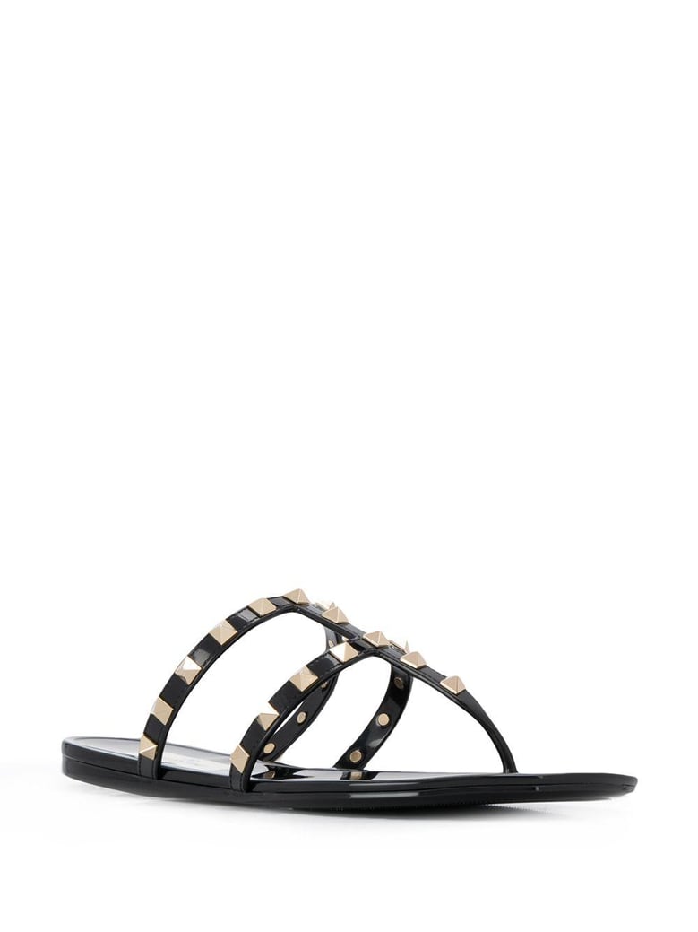 summer rockstud thong sandals by Selfnex