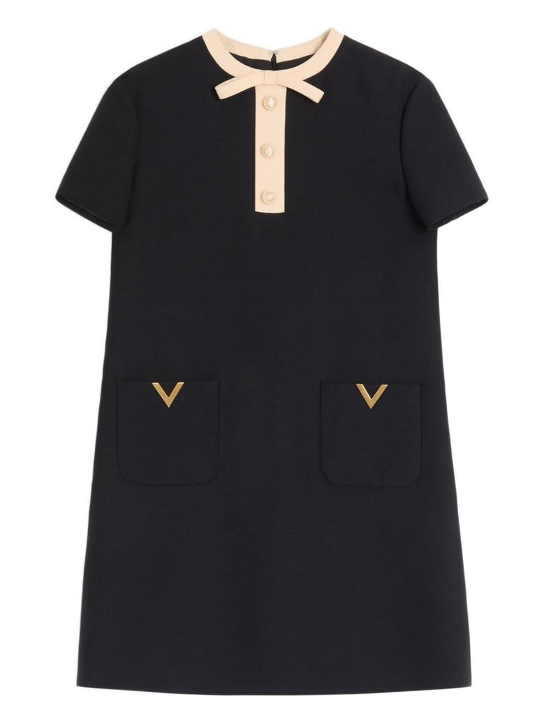 wool and silk blend dress by Selfnex