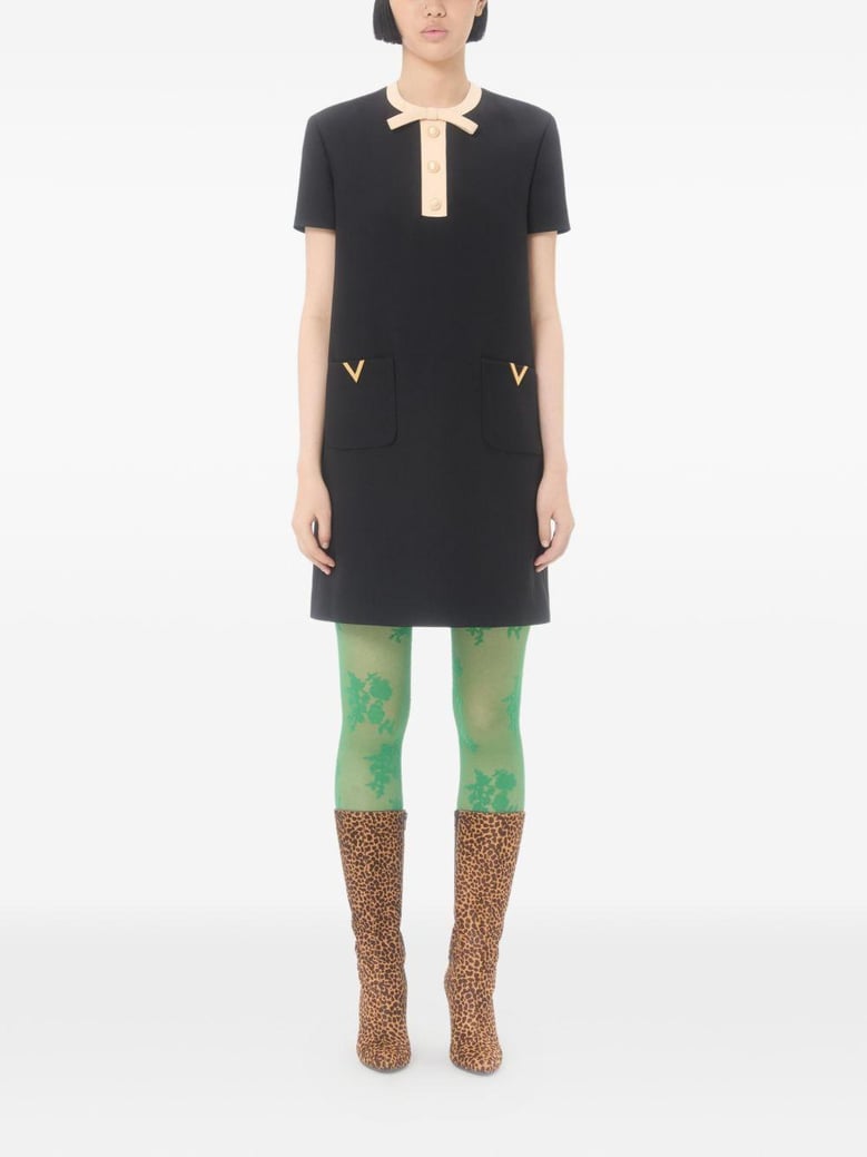 wool and silk blend dress by Selfnex