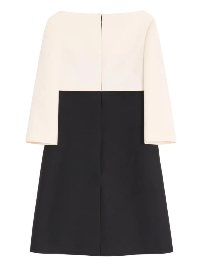 wool and silk mini dress by Selfnex