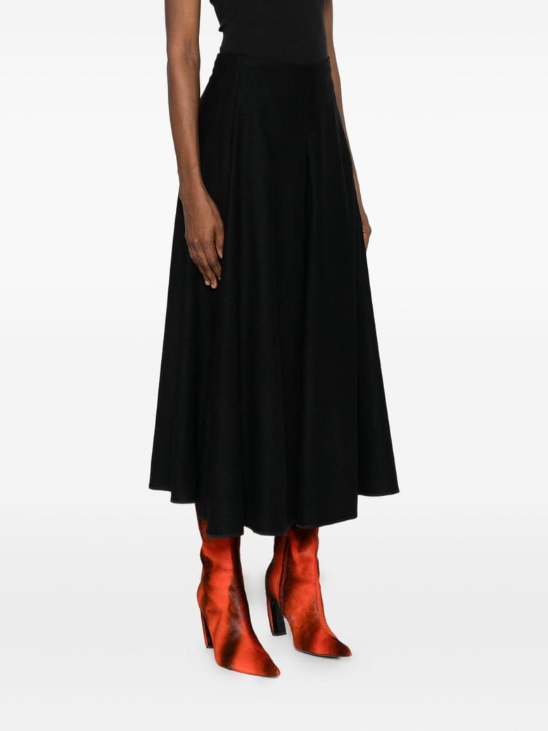 cotton midi skirt by Selfnex