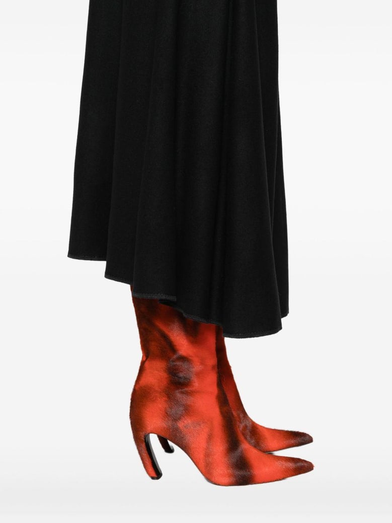 cotton midi skirt by Selfnex