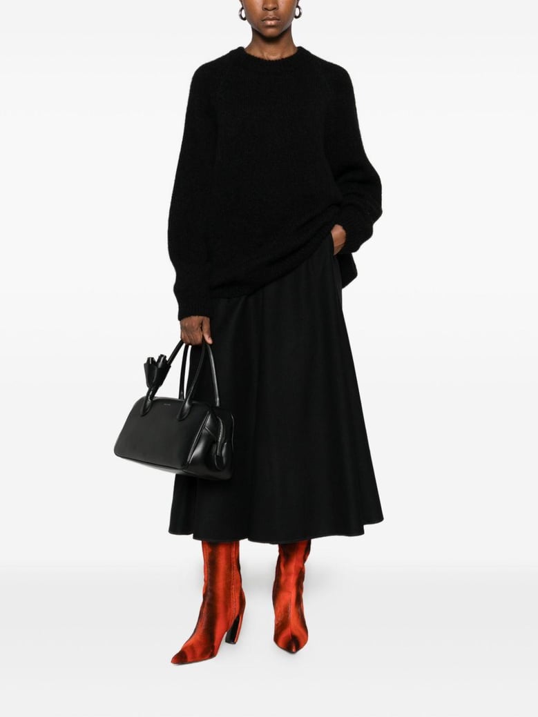 cotton midi skirt by Selfnex