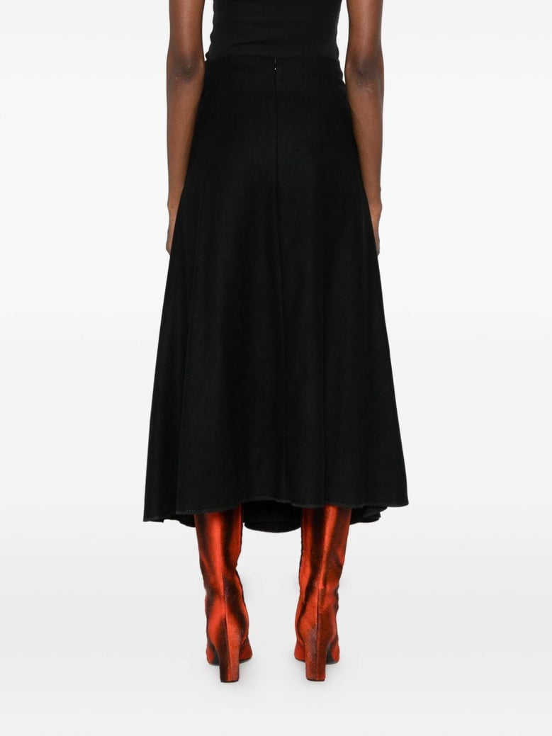cotton midi skirt by Selfnex