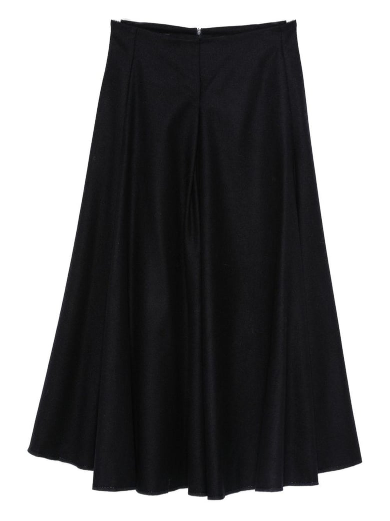 cotton midi skirt by Selfnex