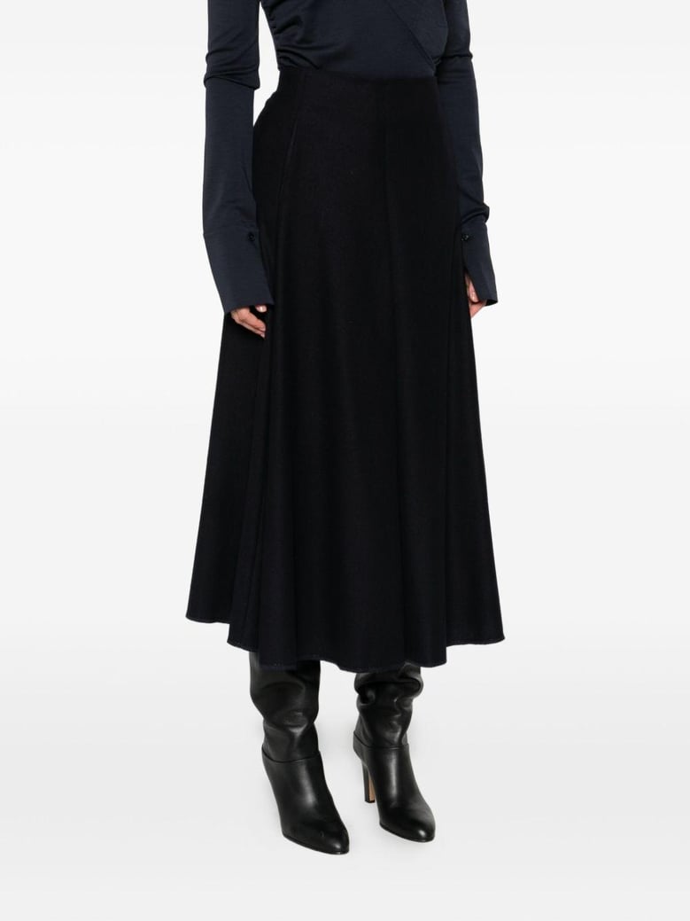 cotton midi skirt by Selfnex