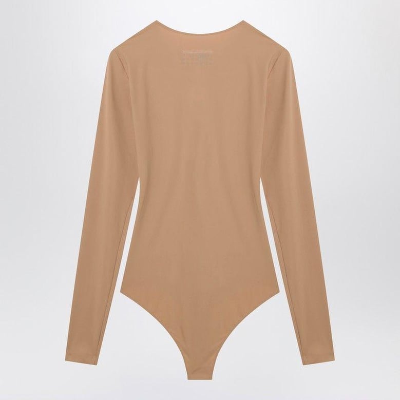 skintone bodysuit in lycra jersey by Selfnex