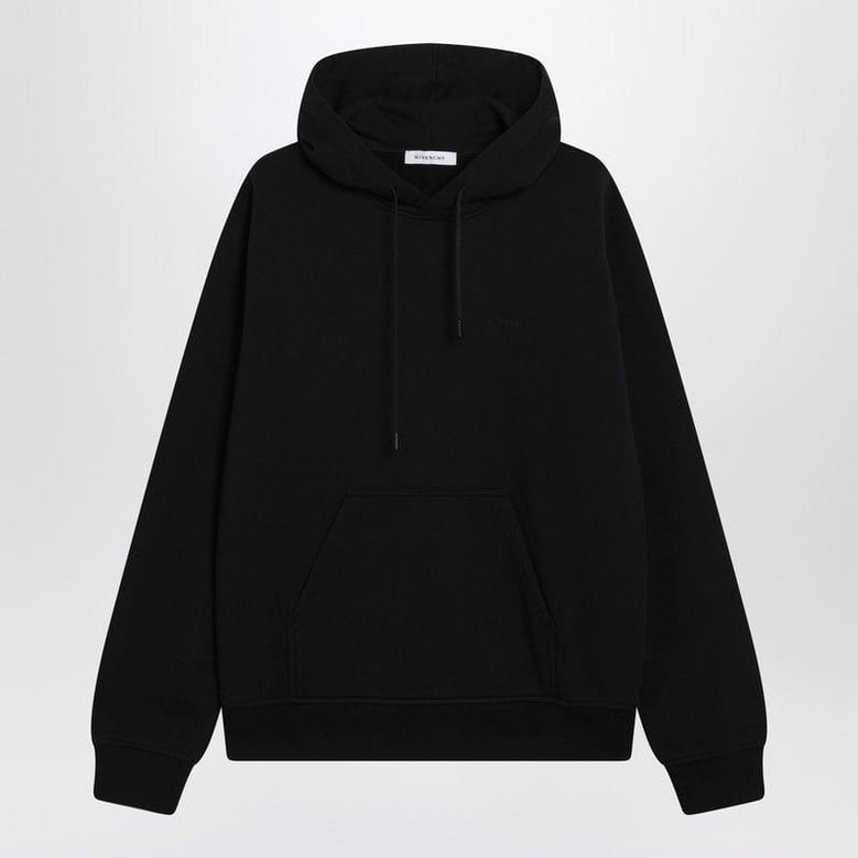 black couture seam sweatshirt with clapperboard print by Selfnex