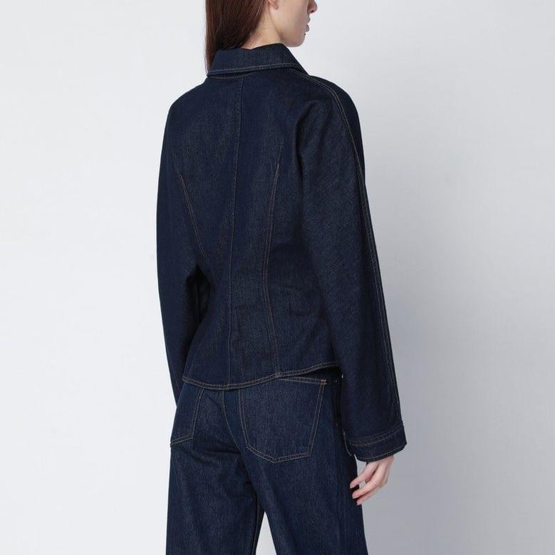 dark indigo denim shirt by Selfnex