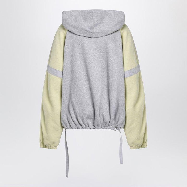 grey/light yellow bomber sweatshirt by Selfnex