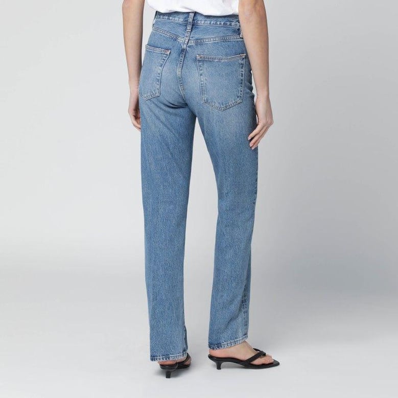 light blue washed jeans by Selfnex