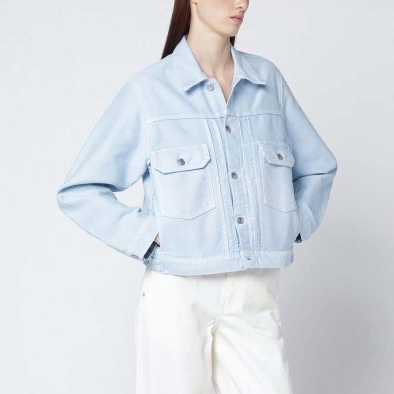 light blue denim jacket by Selfnex