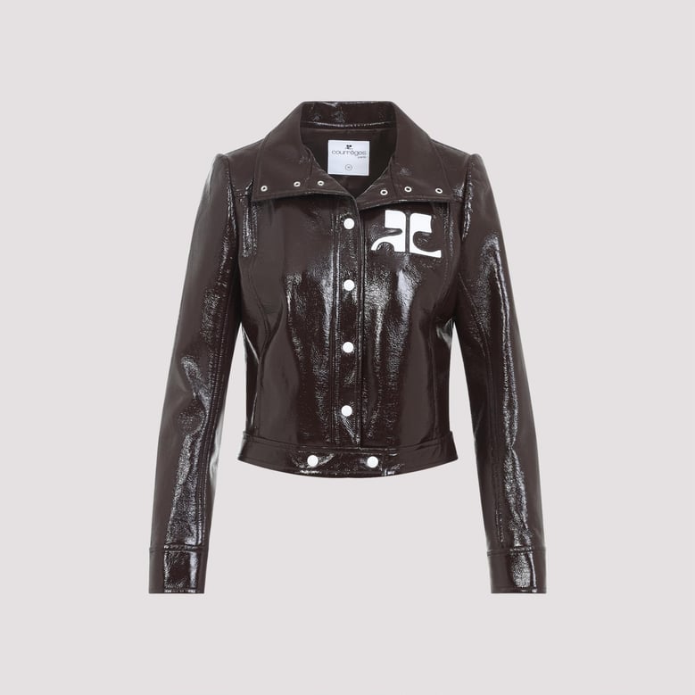 chocolate cotton jacket by Selfnex