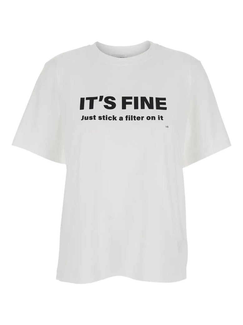 just stick a filter on it slogan t-shirt by Selfnex
