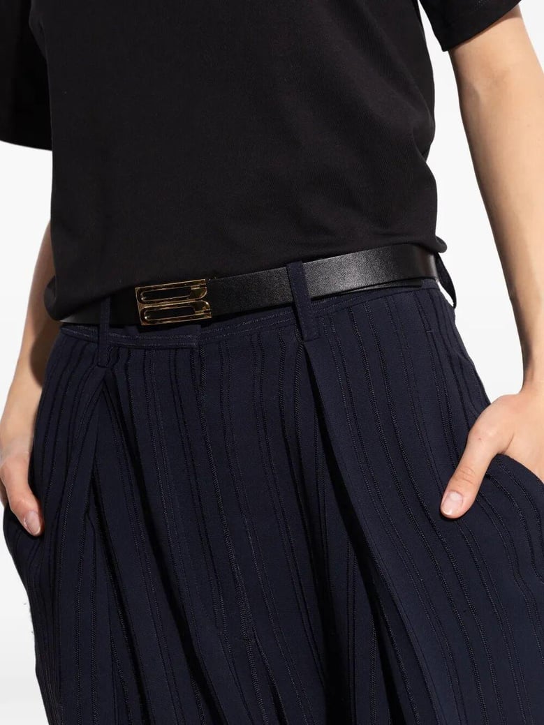 frame regular leather belt by Selfnex
