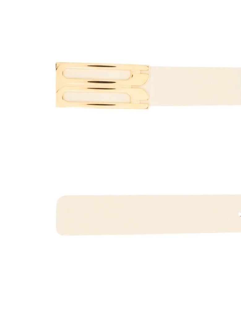 frame regular leather belt by Selfnex