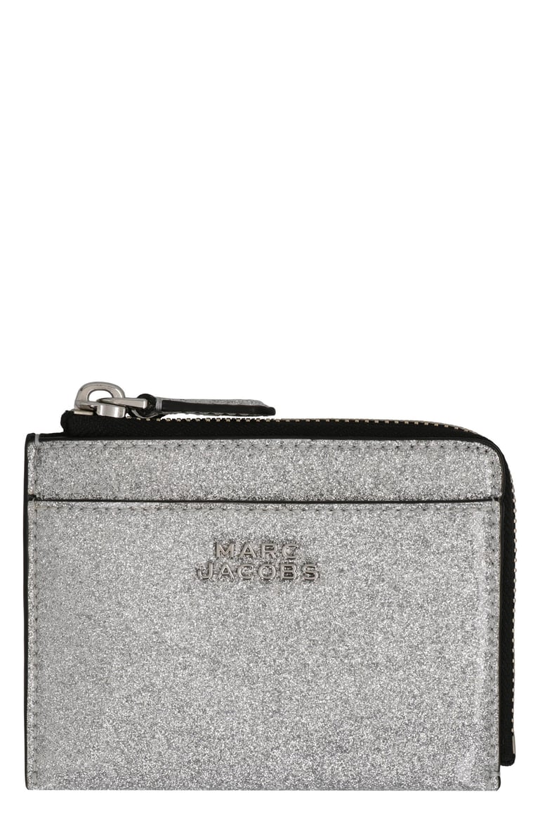 the coated glitter everyday top zip wallet by Selfnex