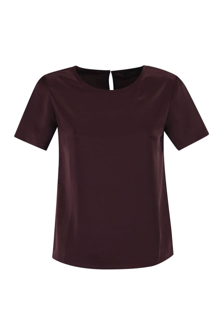 wkdzona - satin and jersey t-shirt by Selfnex