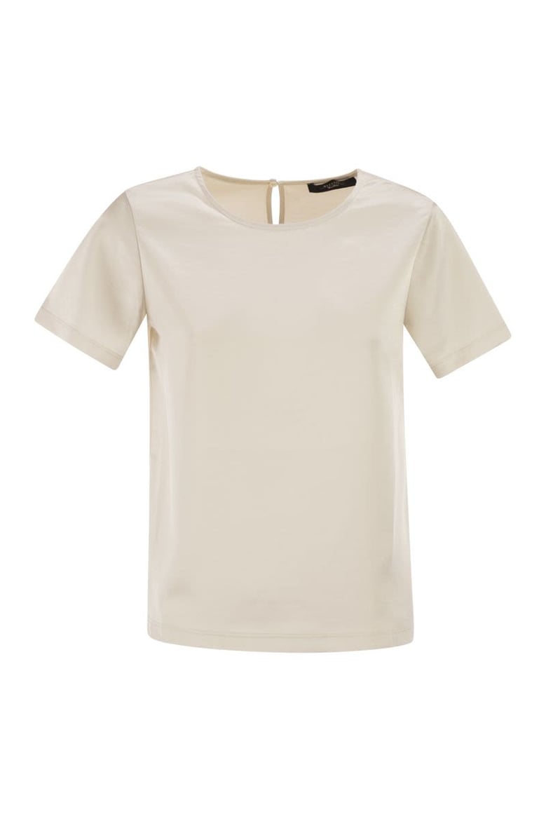 wkdzona - satin and jersey t-shirt by Selfnex