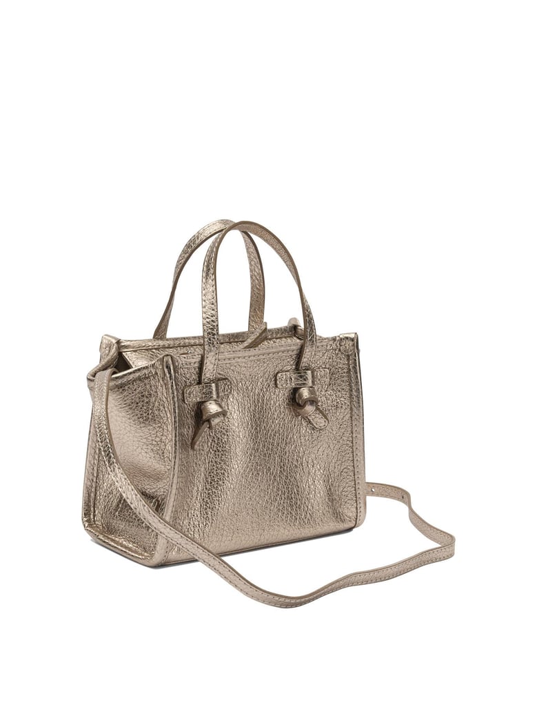 bronze leather handbag by Selfnex