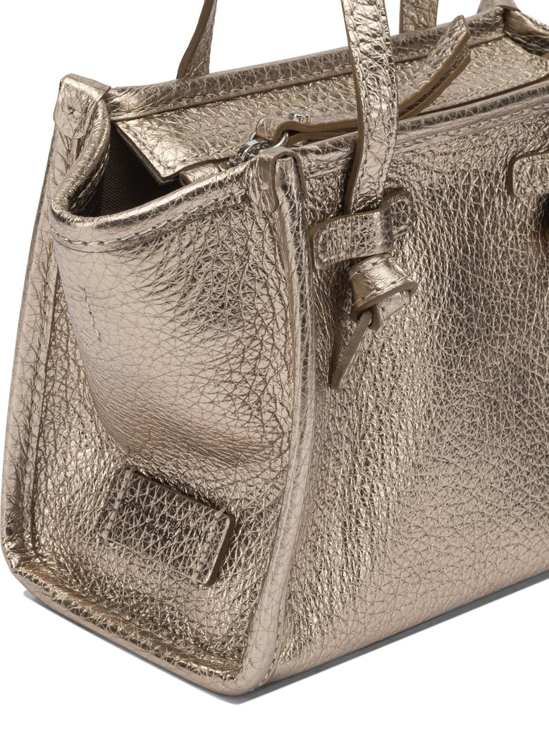 bronze leather handbag by Selfnex