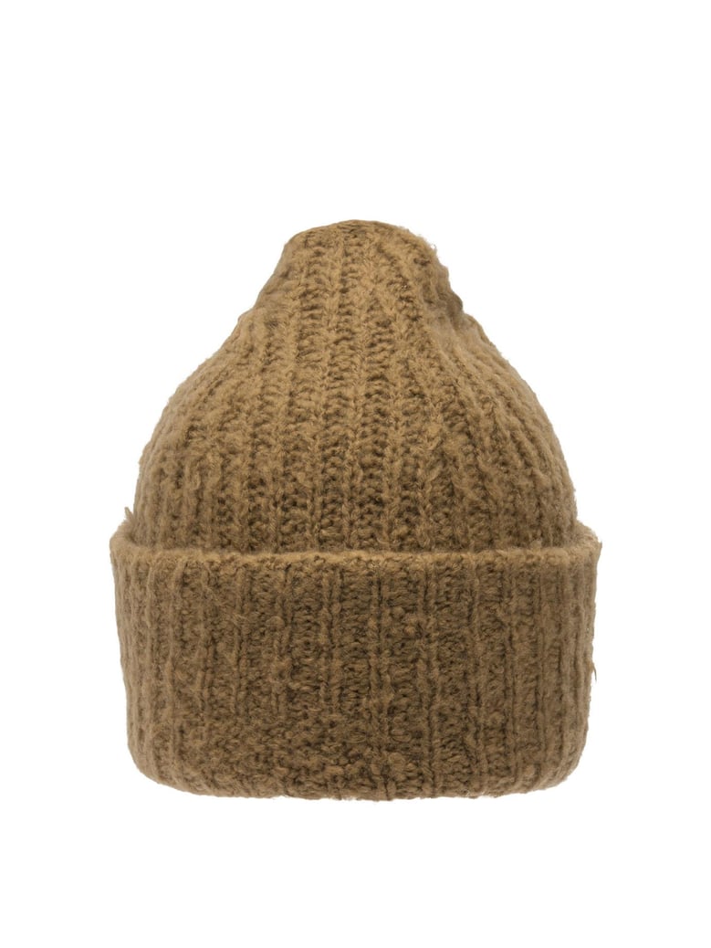 brown merino wool hat by Selfnex