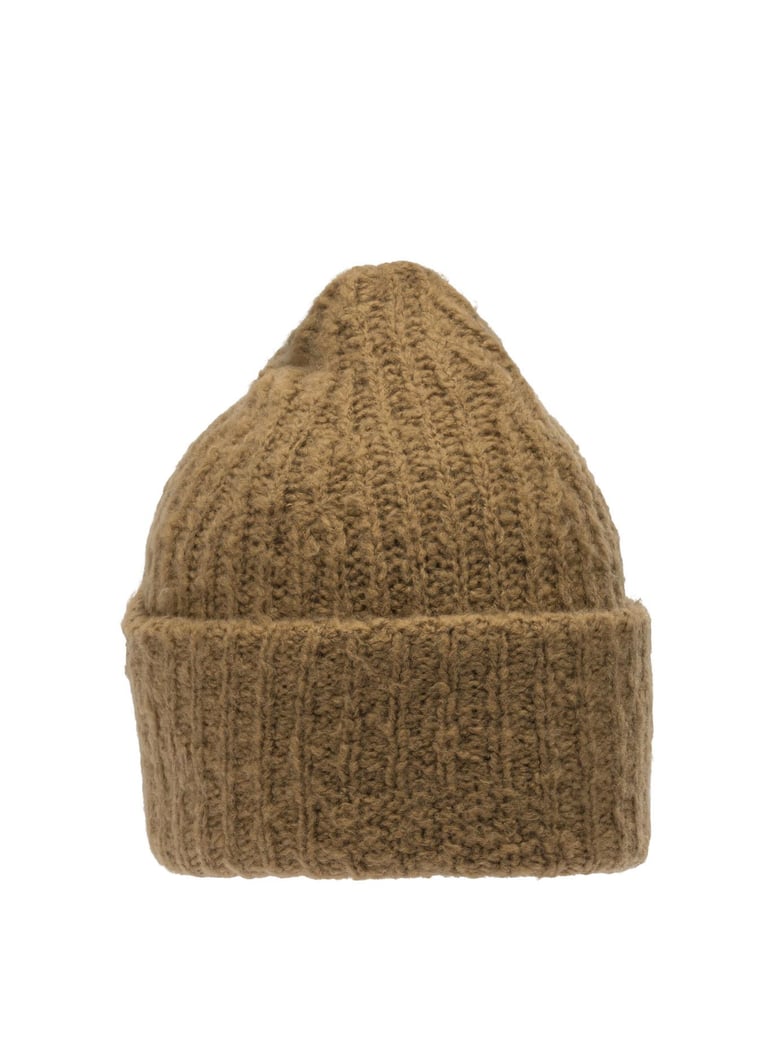 brown merino wool hat by Selfnex