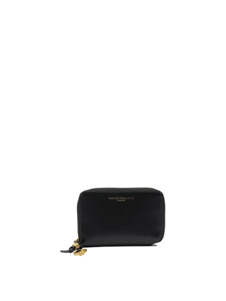 black leather wallet by Selfnex