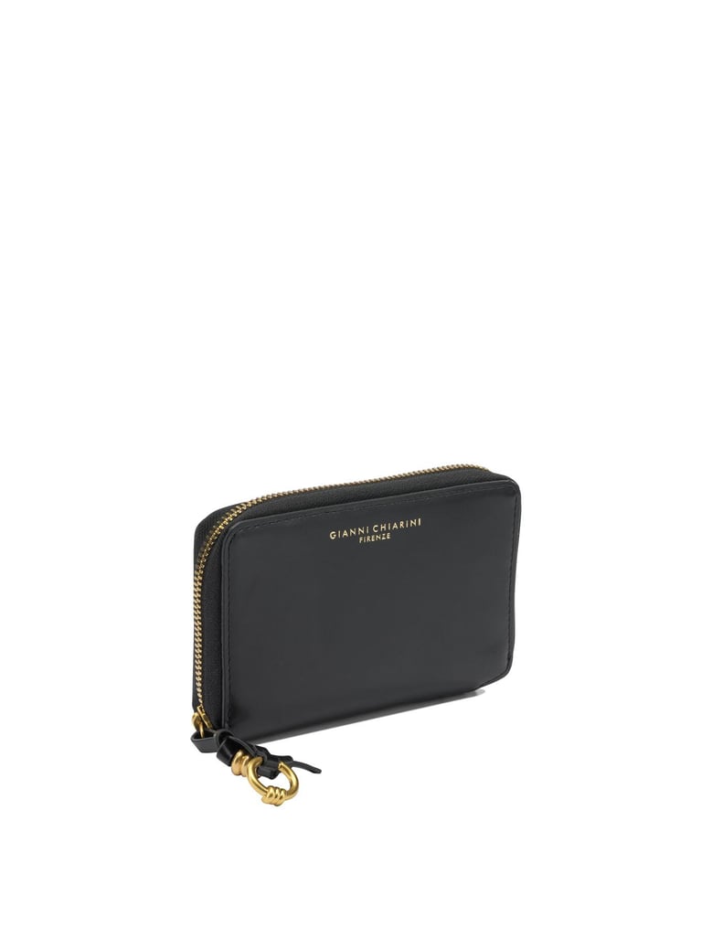 black leather wallet by Selfnex
