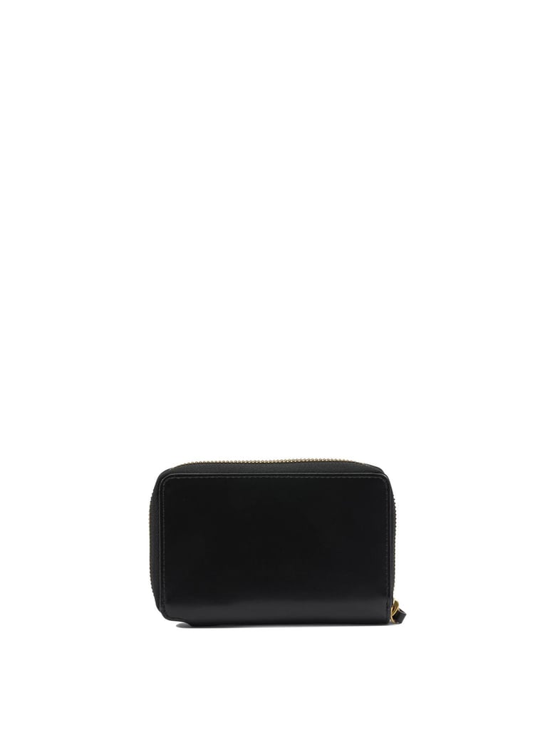 black leather wallet by Selfnex