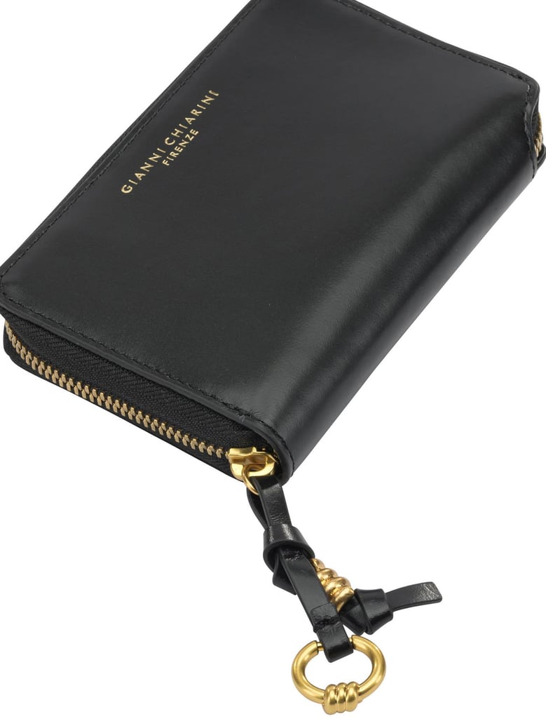 black leather wallet by Selfnex