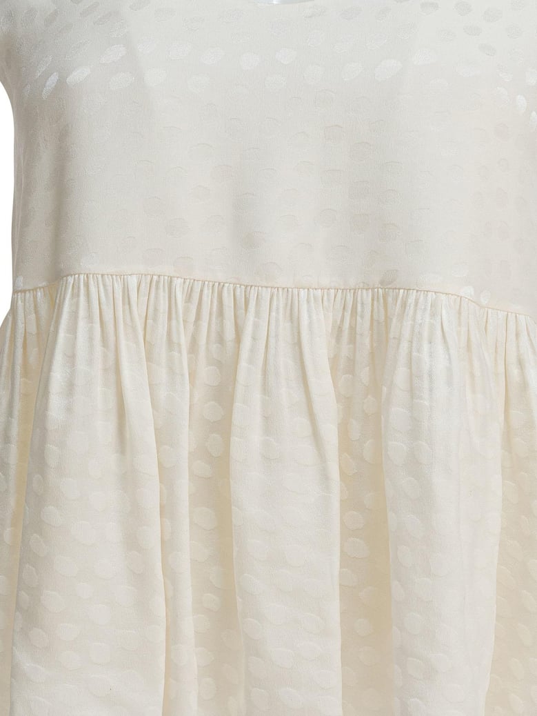 silk peplum top by Selfnex