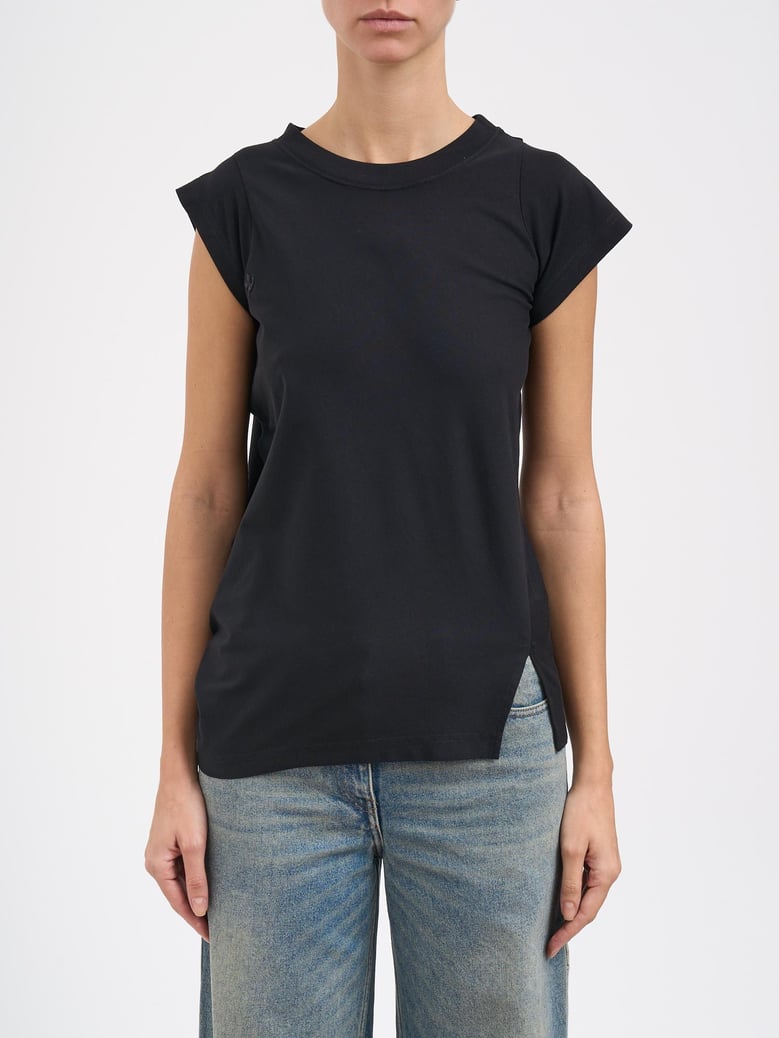 twisted jersey t-shirt by Selfnex