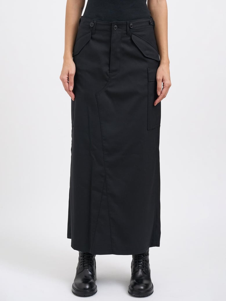wool cargo skirt by Selfnex
