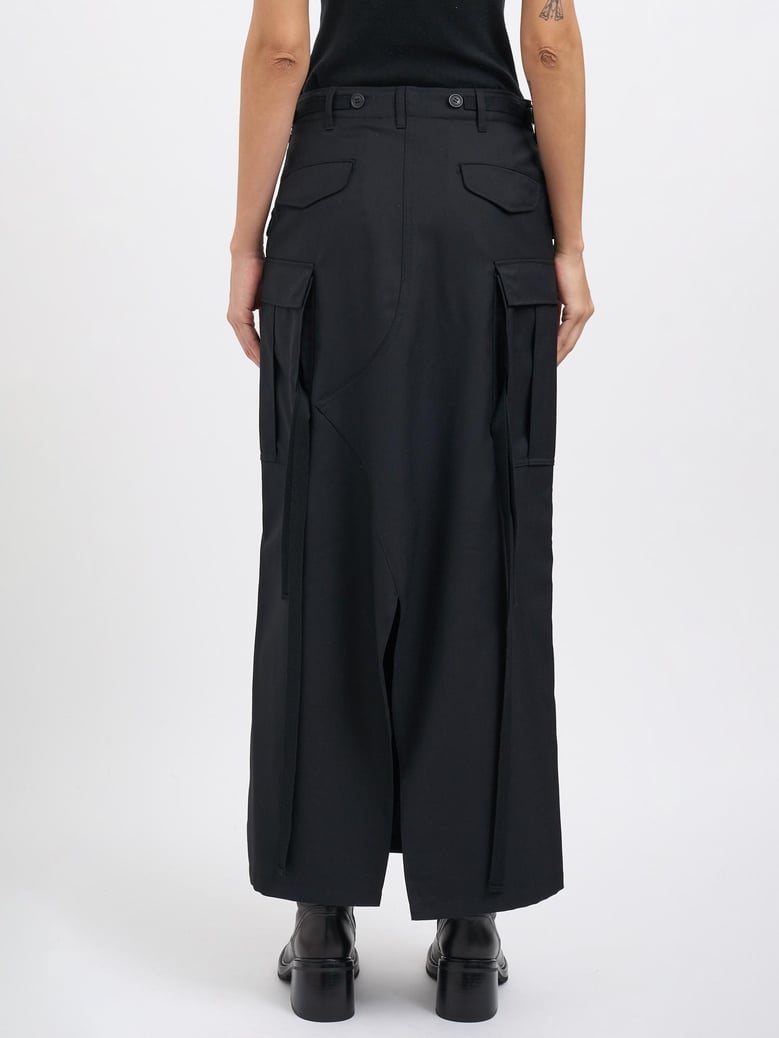 wool cargo skirt by Selfnex