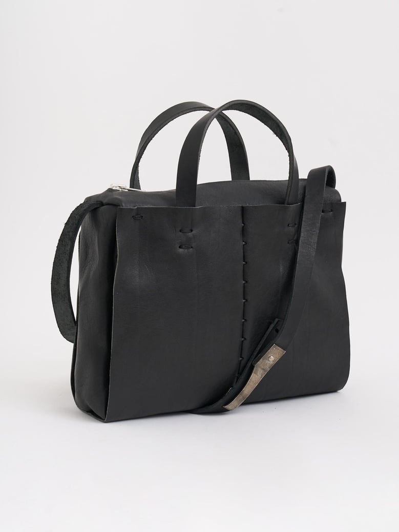 medium stitch leather bag by Selfnex
