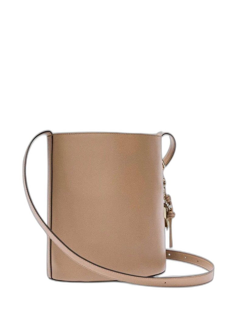 roxie ares leather small bucket bag by Selfnex