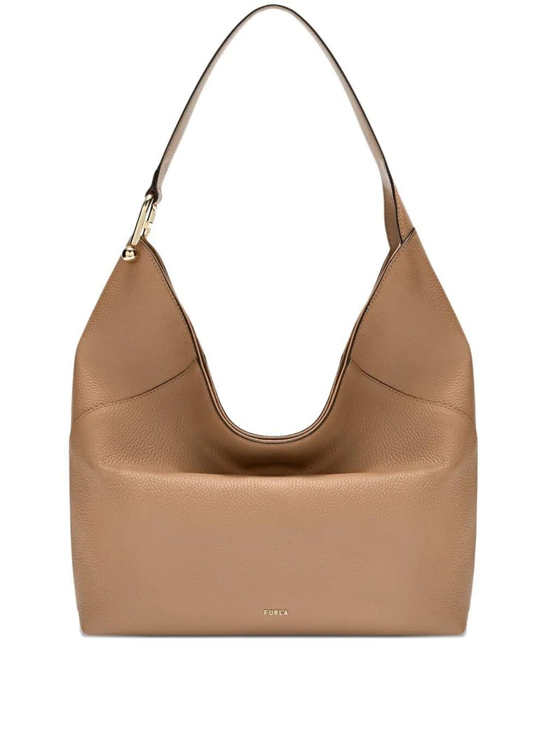 lara eracle print leather large hobo bag by Selfnex