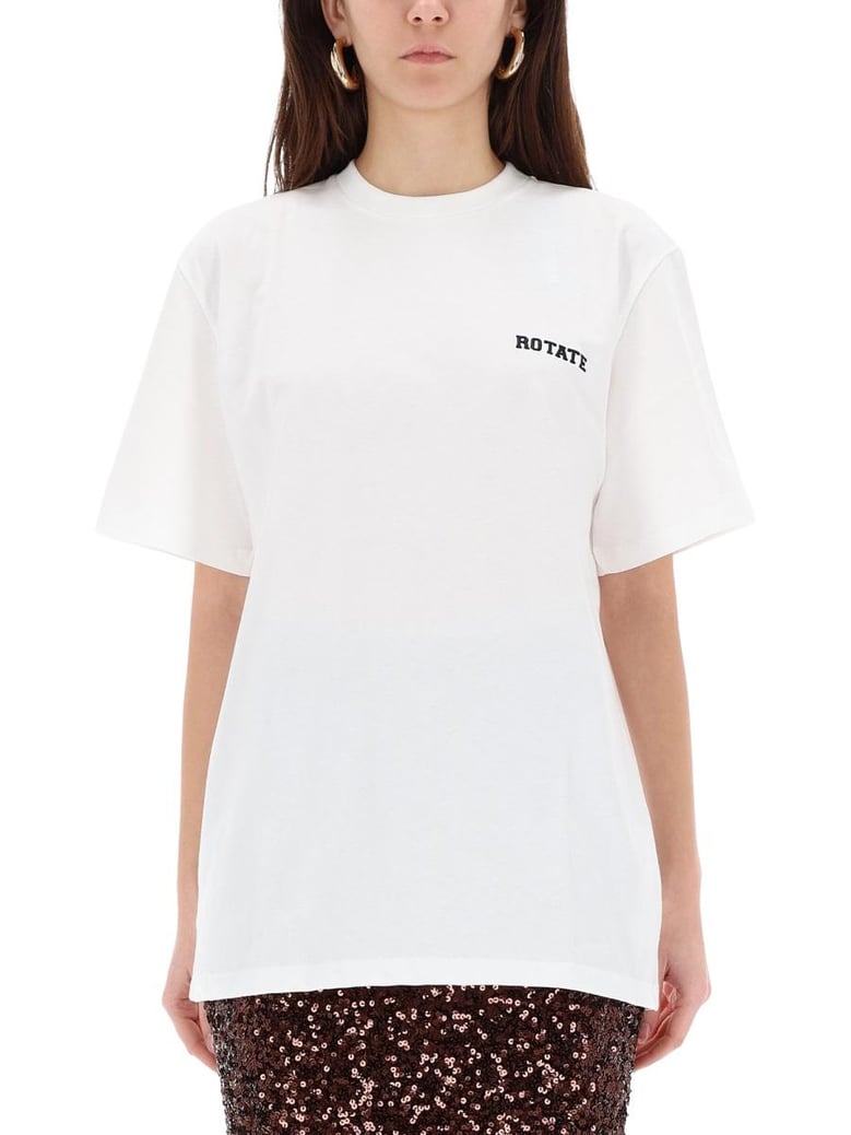 white organic cotton t-shirt by Selfnex