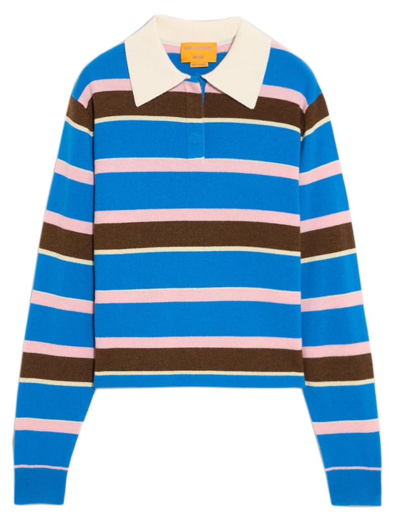 cropped stripe rugby by Selfnex