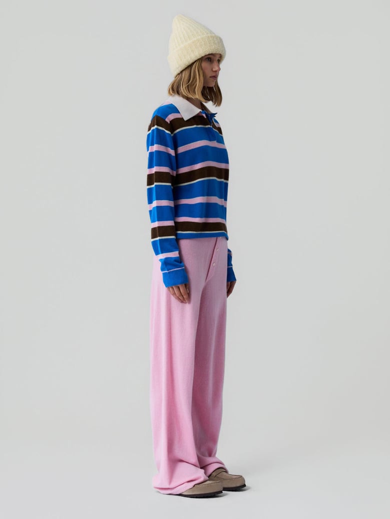 cropped stripe rugby by Selfnex