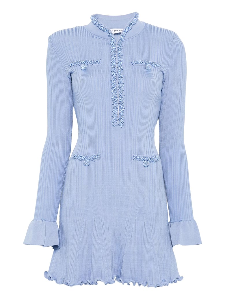 knitted mini dress by Selfnex
