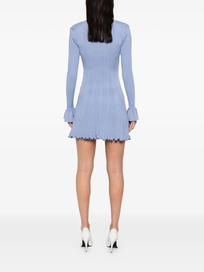 knitted mini dress by Selfnex
