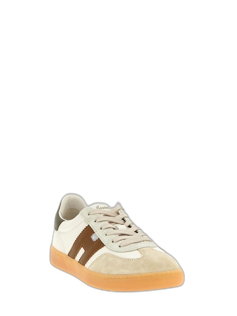 hogan cool suede and leather sneakers by Selfnex