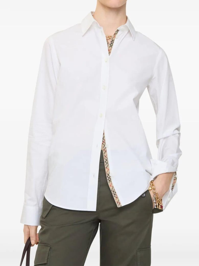 regular fit cotton poplin formal shirt by Selfnex